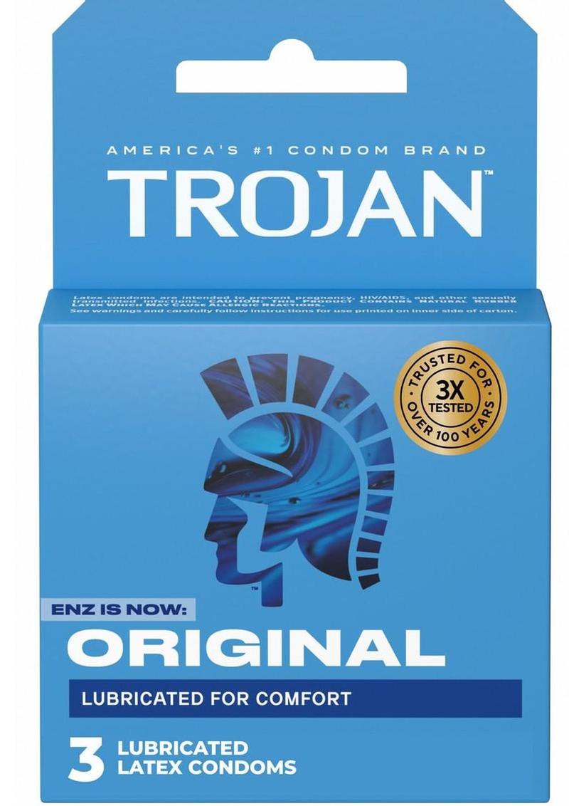 Trojan Condom Original Lubricated 3 Pack