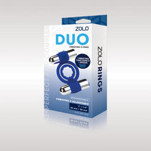 Zolo Rechargebale Duo Vibrating C-Ring packaging