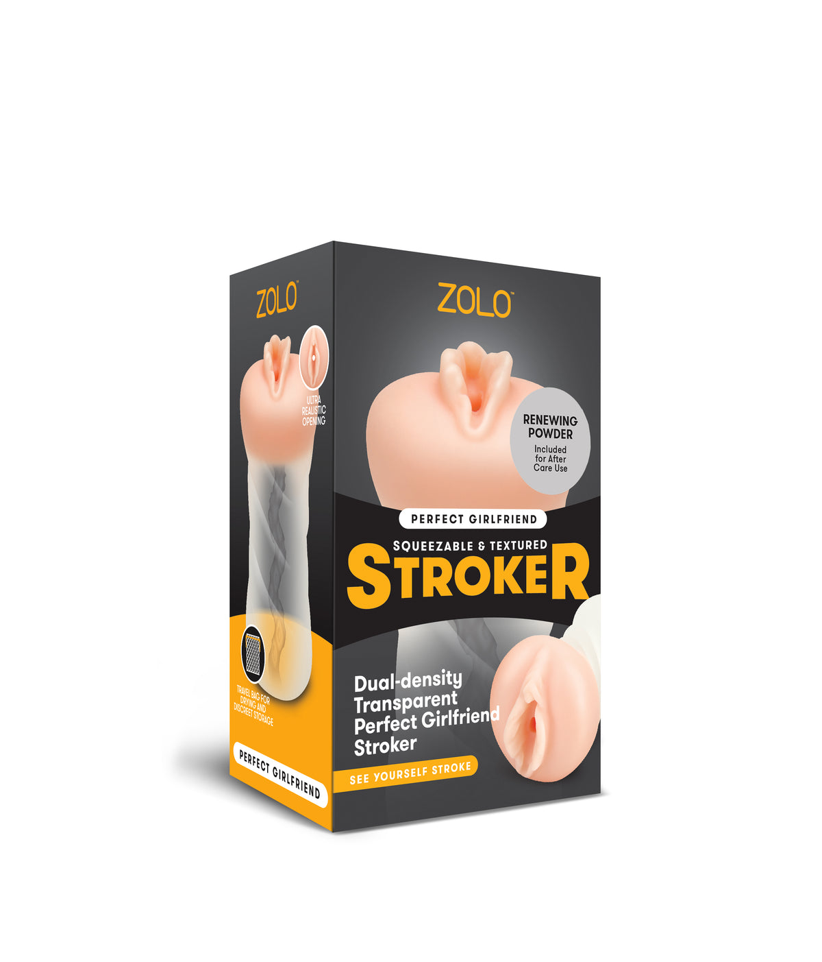 ZOLO Male Masturbator Clear Girlfriend packaging