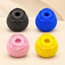 Rose Silicone Rechargeable Suction Stimulator - 7 colors