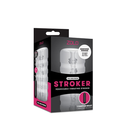 Girlfriend Squeezable Vibrating Stroker packaging