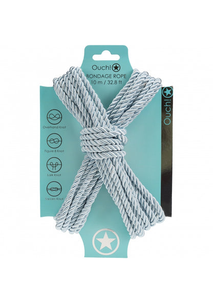 Ouch! - Bondage Rope - 10 Meter - Nylon - Powder Blue