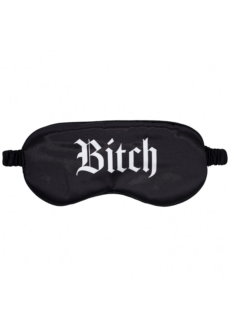 Ouch! - Bitch - Printed Mask - Satin - Black