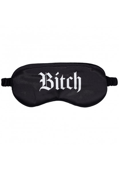 Ouch! - Bitch - Printed Mask - Satin - Black