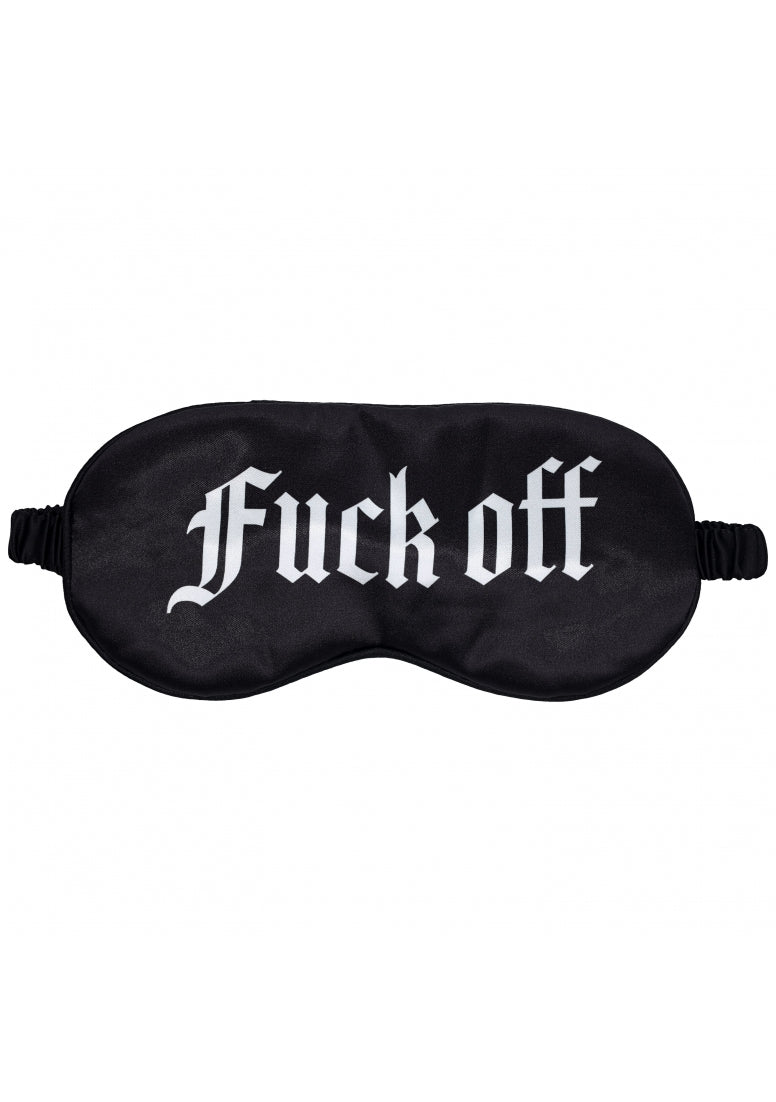 Ouch! - Fuck Off - Printed Mask - Satin - Black