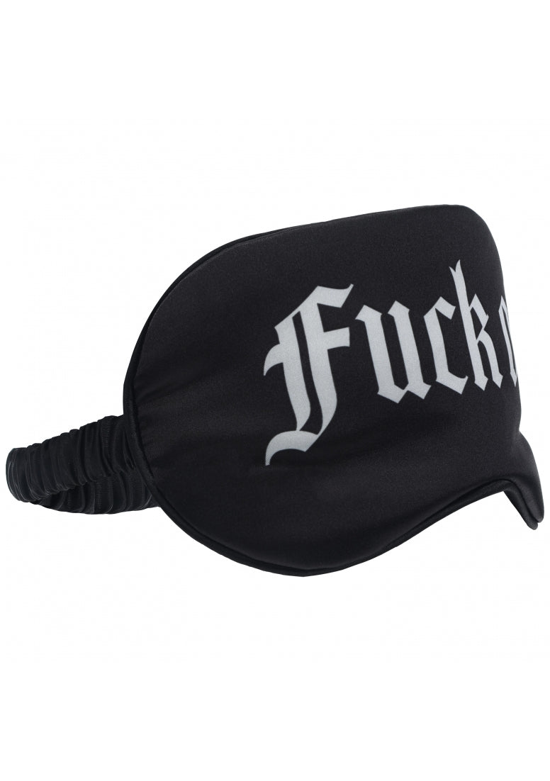 Ouch! - Fuck Off - Printed Mask - Satin - Black