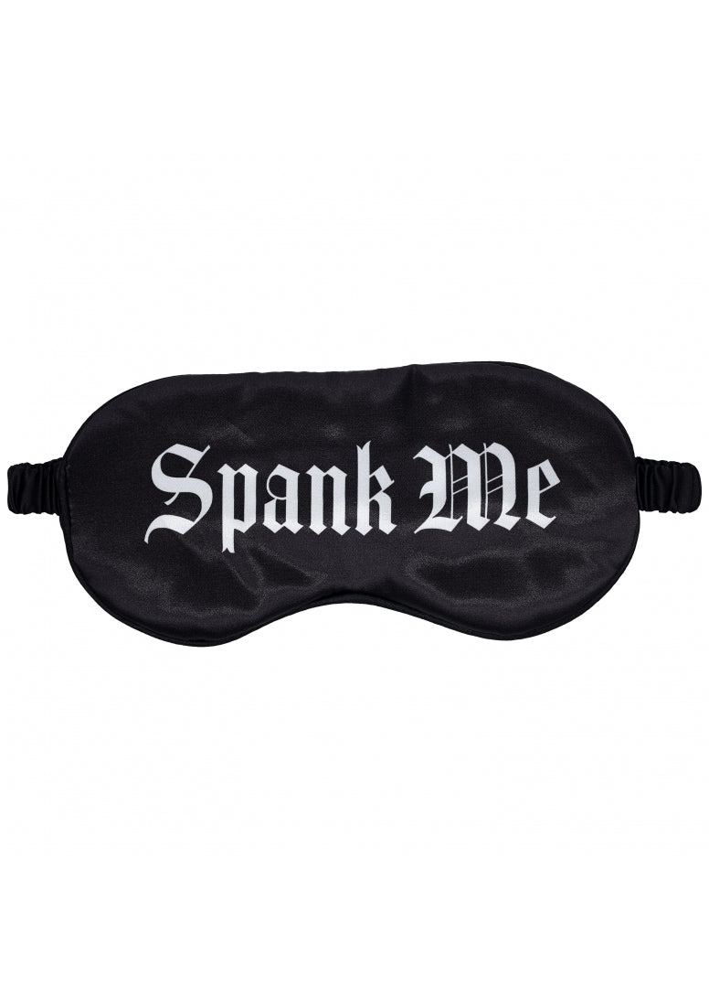 Ouch! - Spank Me - Printed Mask - Satin - Black