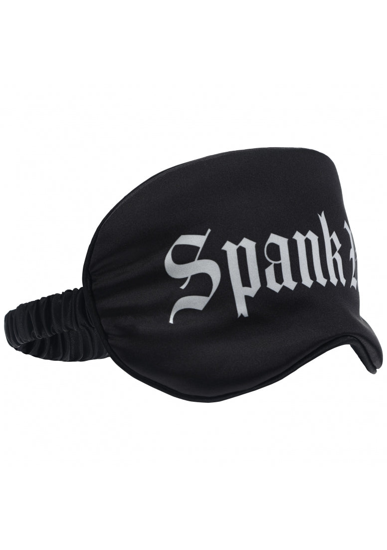 Ouch! - Spank Me - Printed Mask - Satin - Black