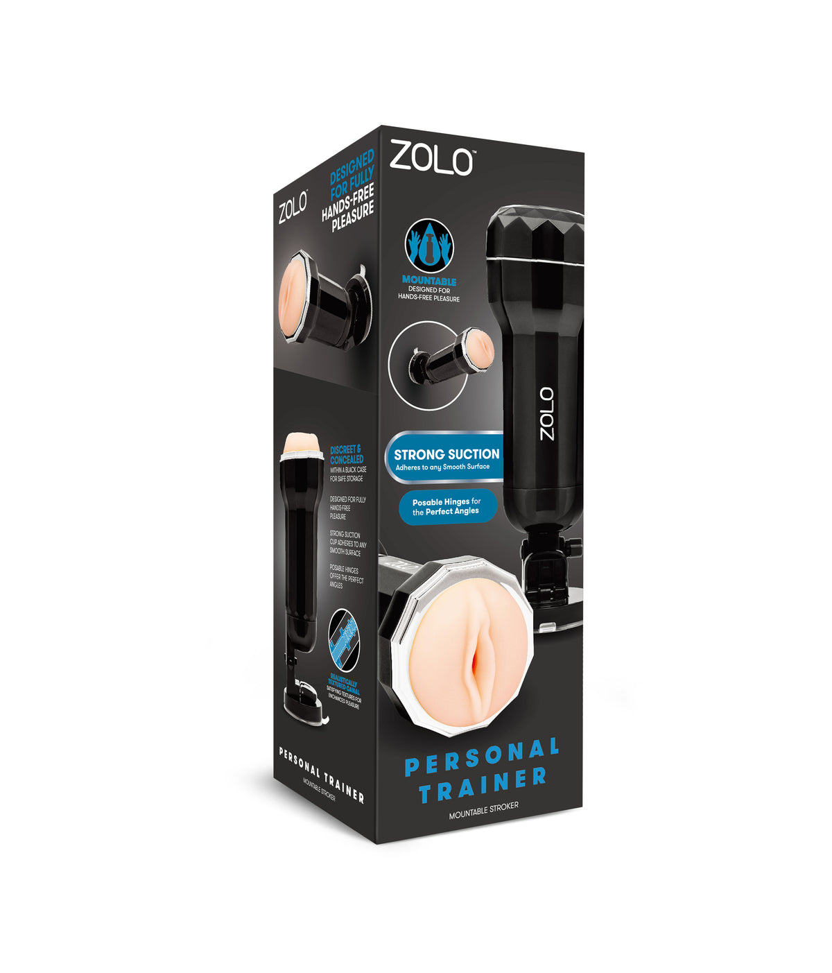 ZOLO ORIGINAL MOUNT DISCREET STROKER packaging