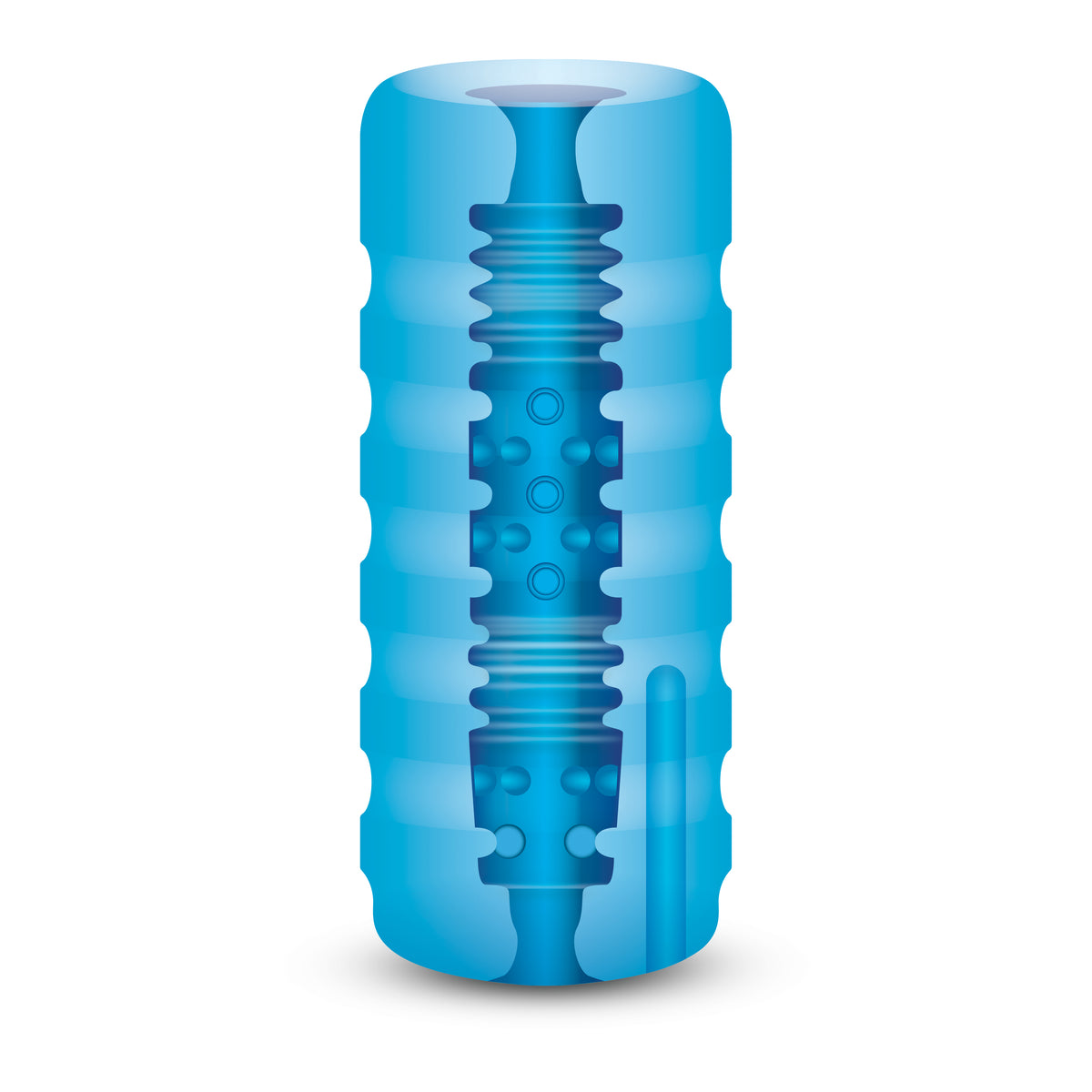 Backdoor Squeezable Vibrating Stroker