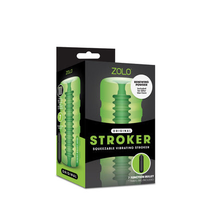 Original Squeezable Vibrating Stroker packaging