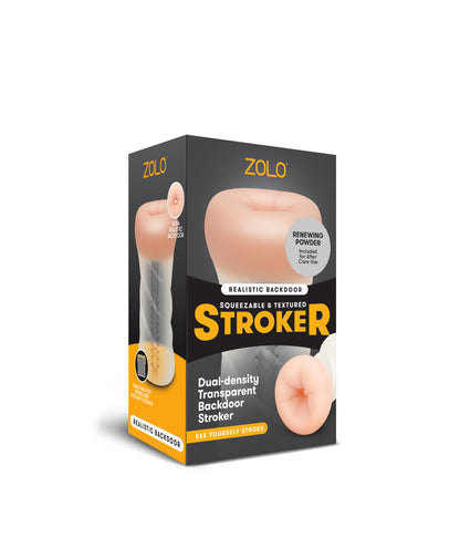 ZOLO Male Masturbator Clear Backdoor packaging