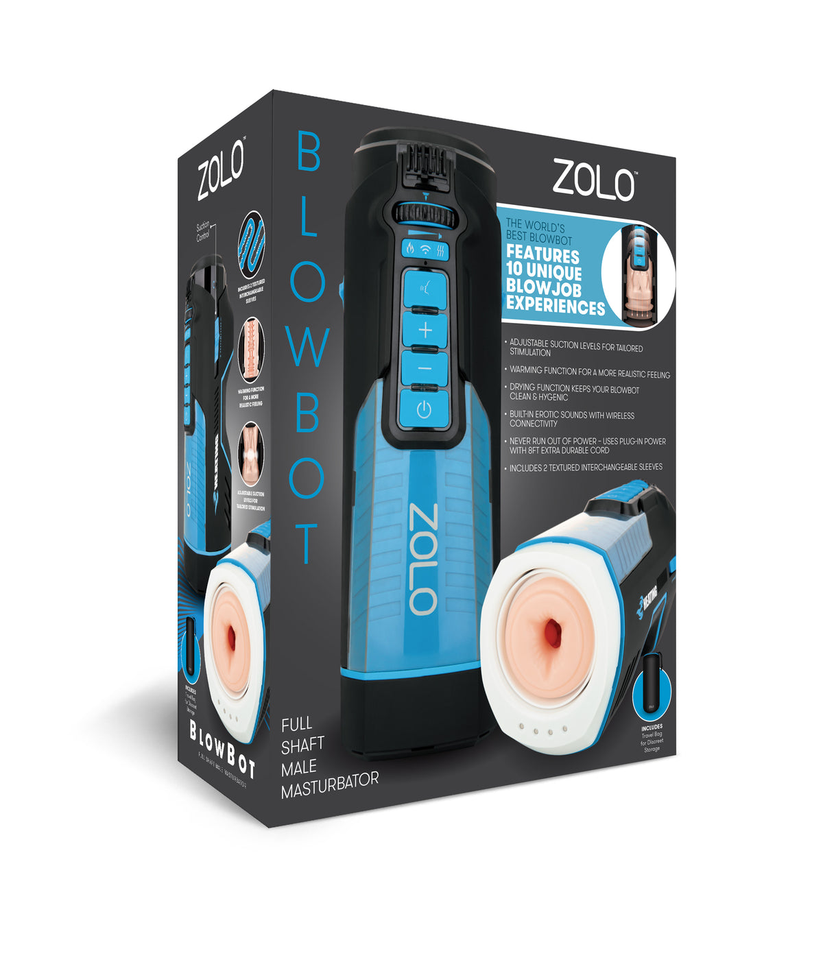 ZOLO BLOWBOT MASTURBATOR packaging